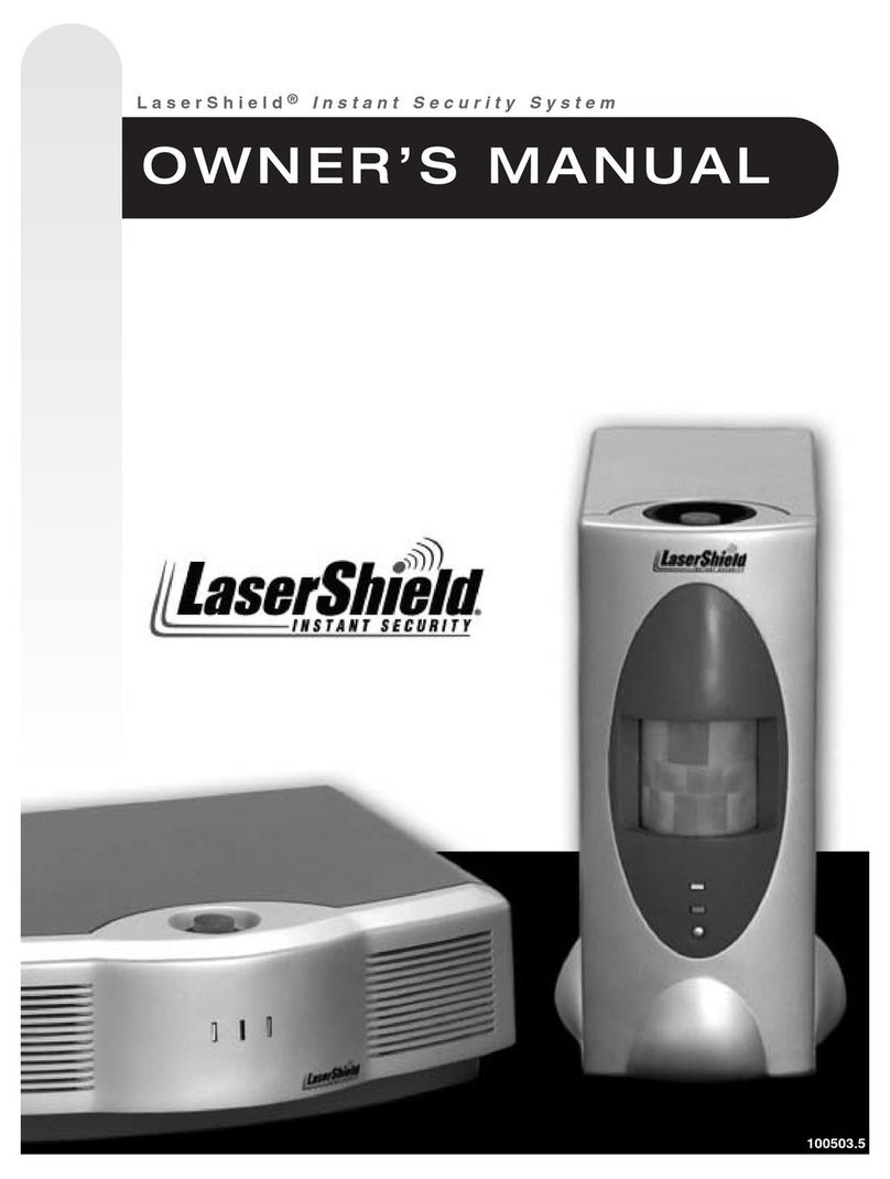 LaserShield Instant Security System User manual