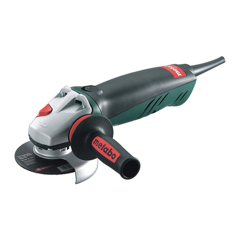 Metabo W 8-115 operating instructions