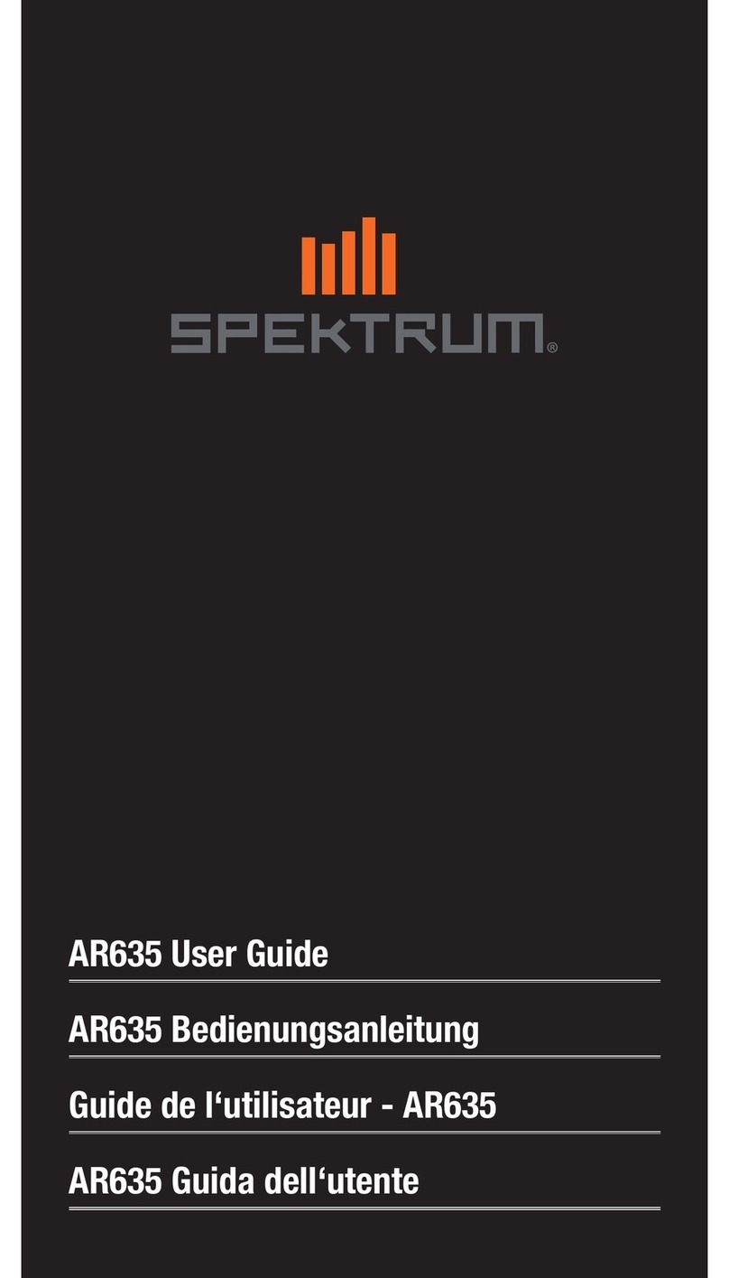 Spektrum AR635 User manual