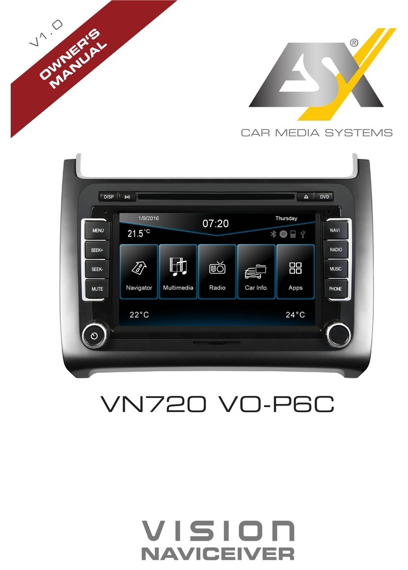 ESX VN720 VO-P6C owner's manual