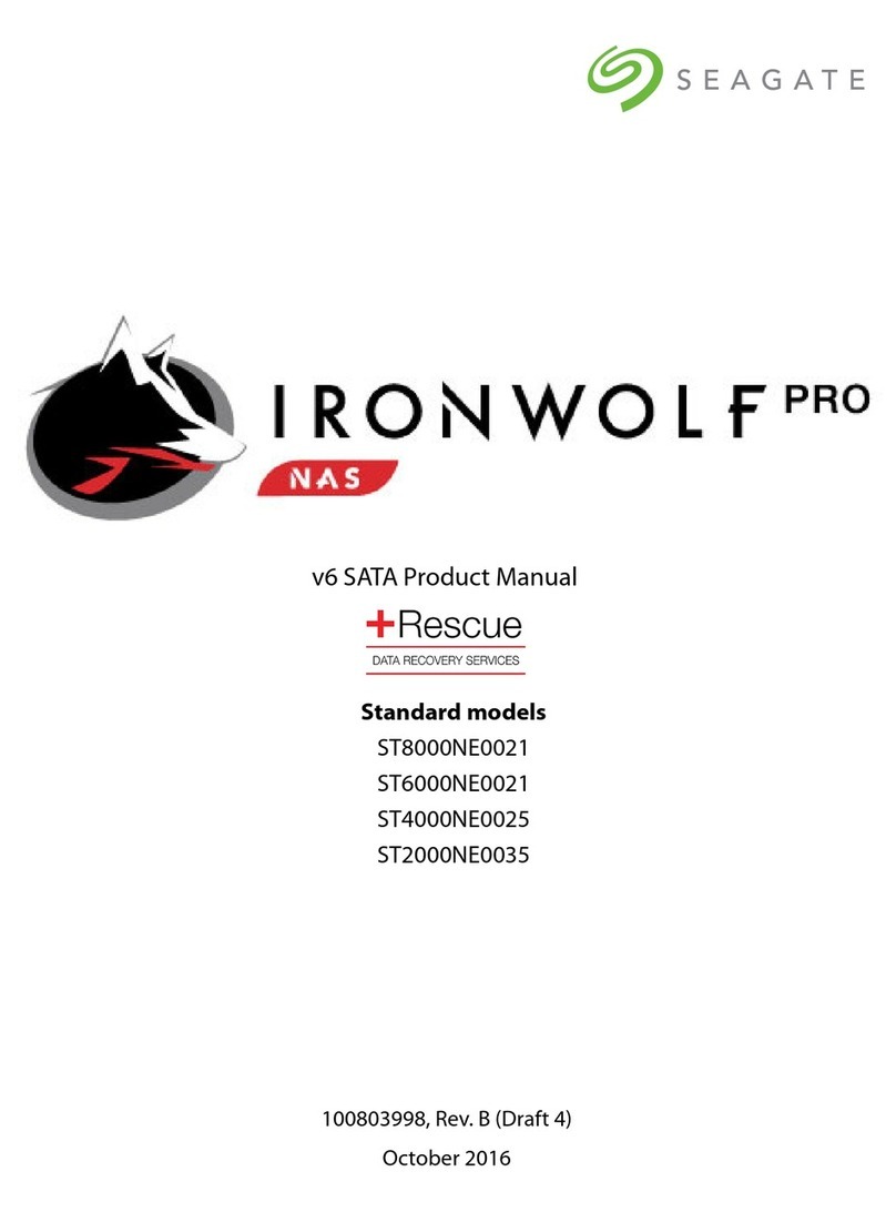 Seagate ironwolf PRO ST8000NE0021 User manual