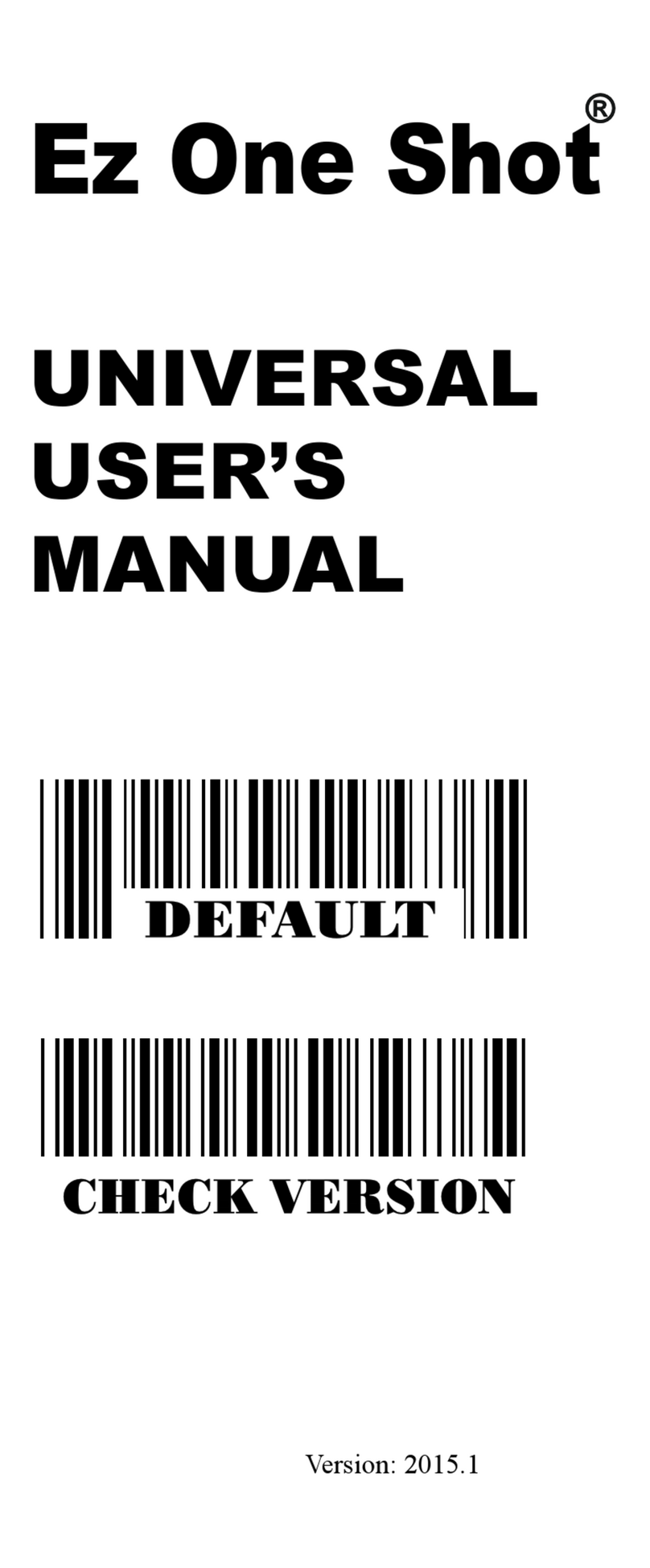IDTECH Ez One Shot User manual