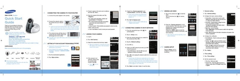 Samsung SmartCam SNH-1010N User manual Samsung SmartCam SNH-1010N User manual