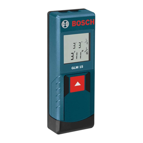 Bosch GLM 15 Operating/safety instructions