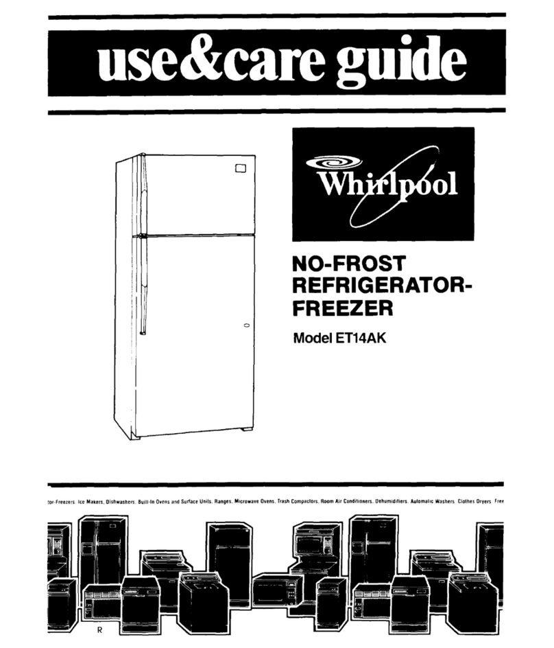 Whirlpool ET14AK Use and care guide
