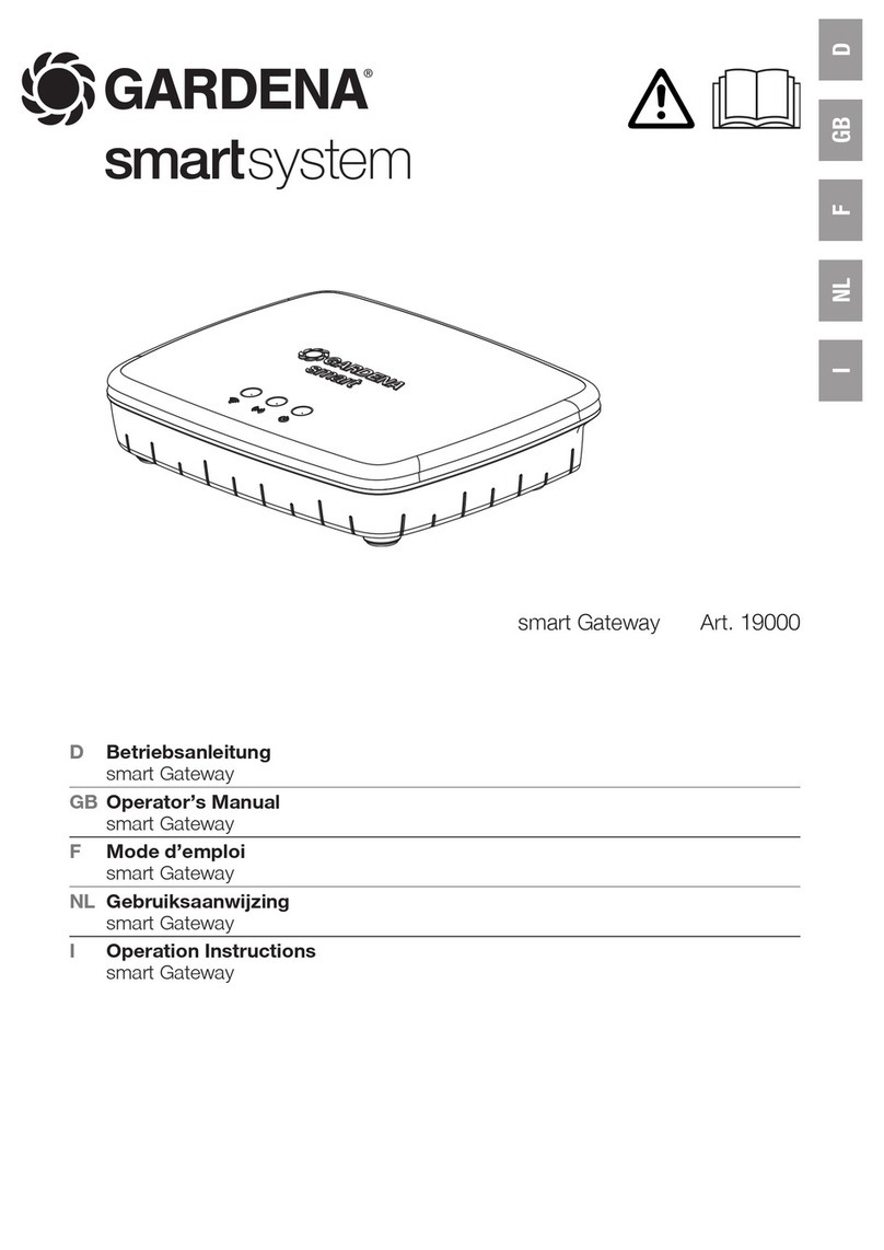 Gardena 19000 Operator's manual