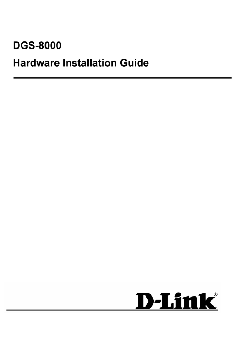 D-Link dgs-8000 SERIES Manual