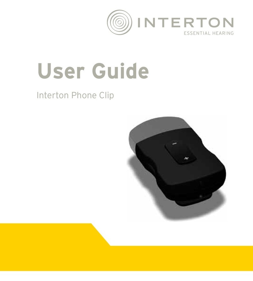 Interton Phone Clip user guide