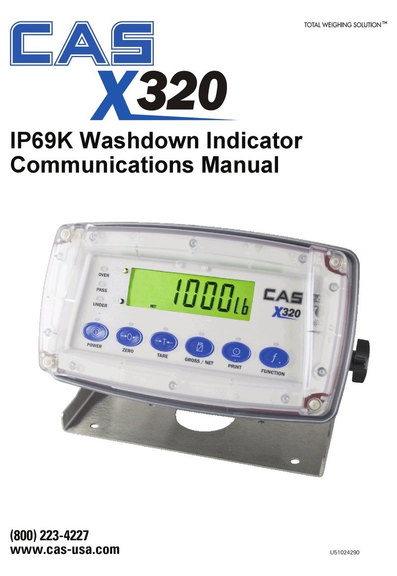 CAS X320 manual