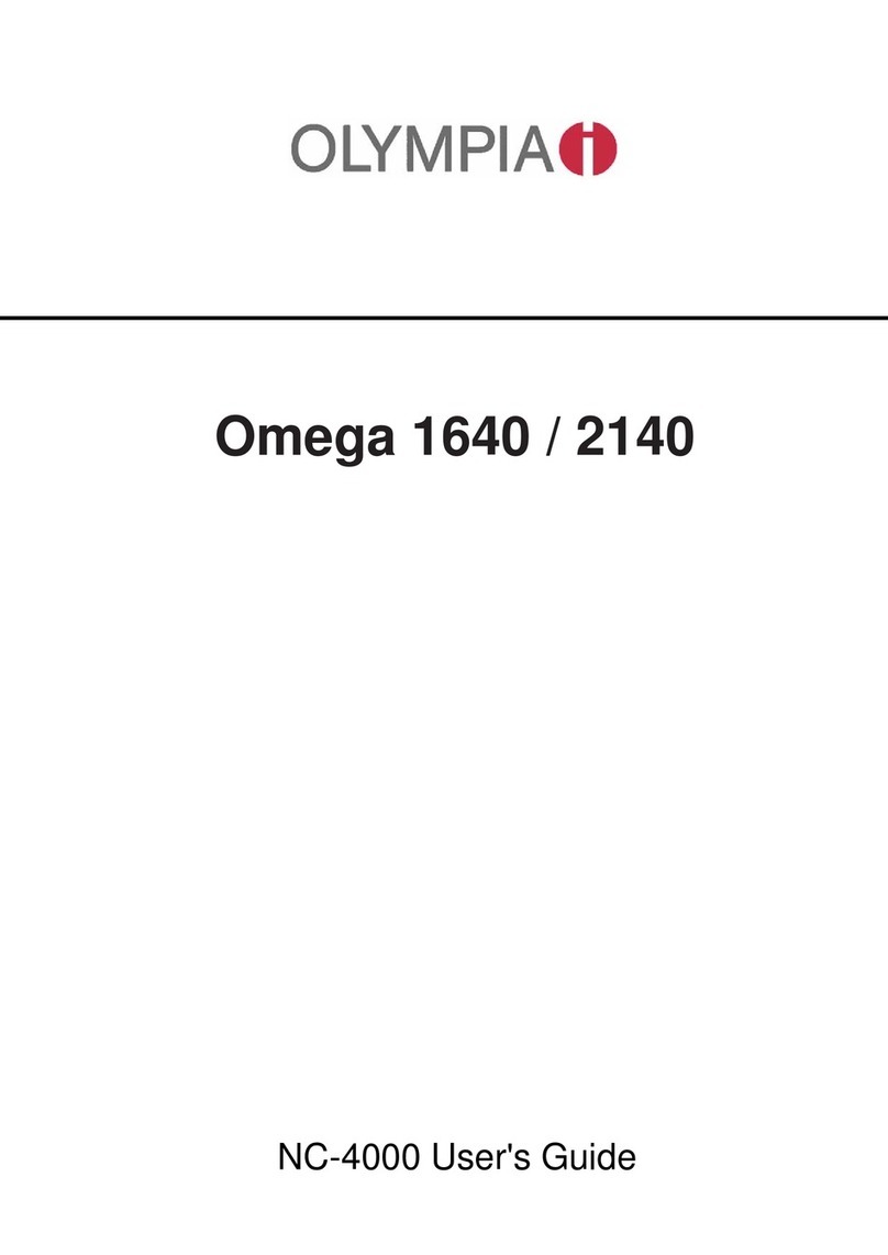 Olympia Omega 2140 user guide