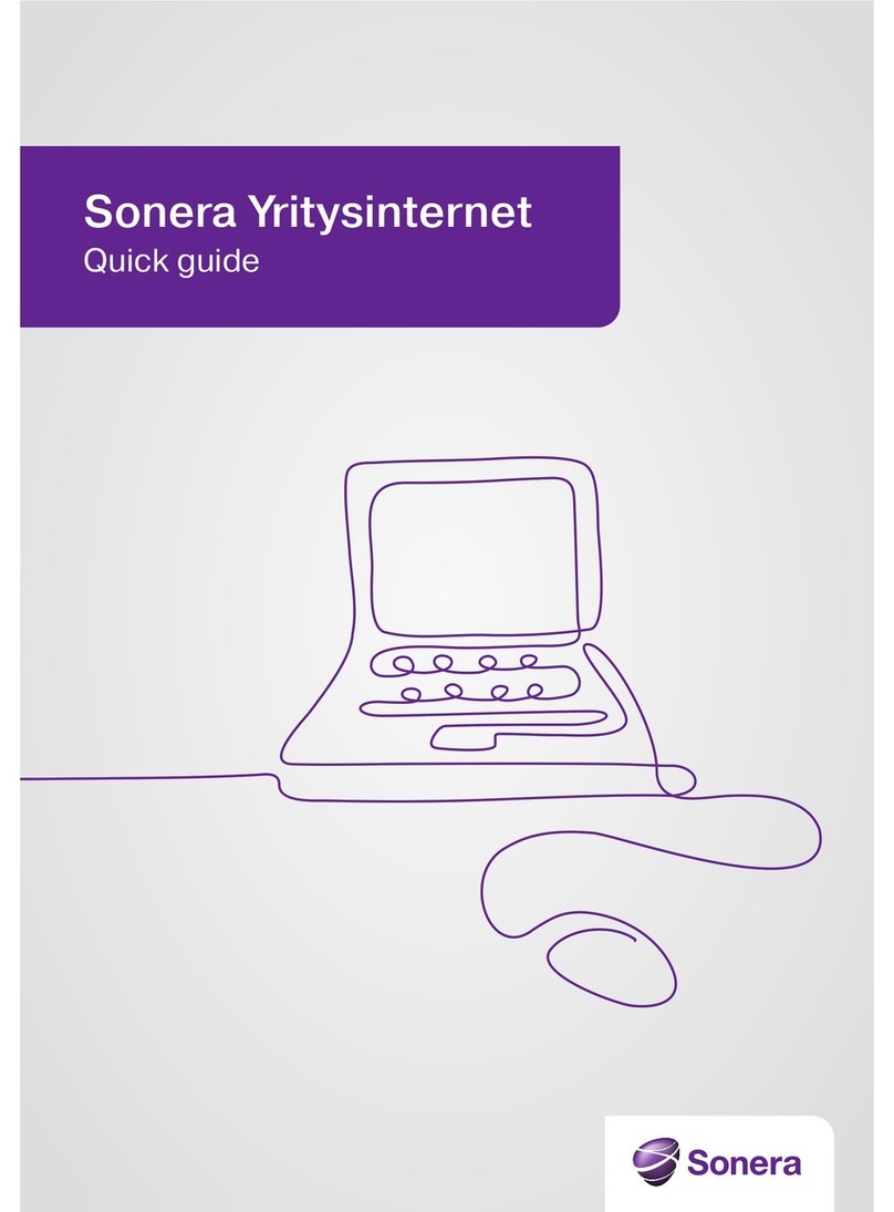 Sonera Yritysinternet quick guide