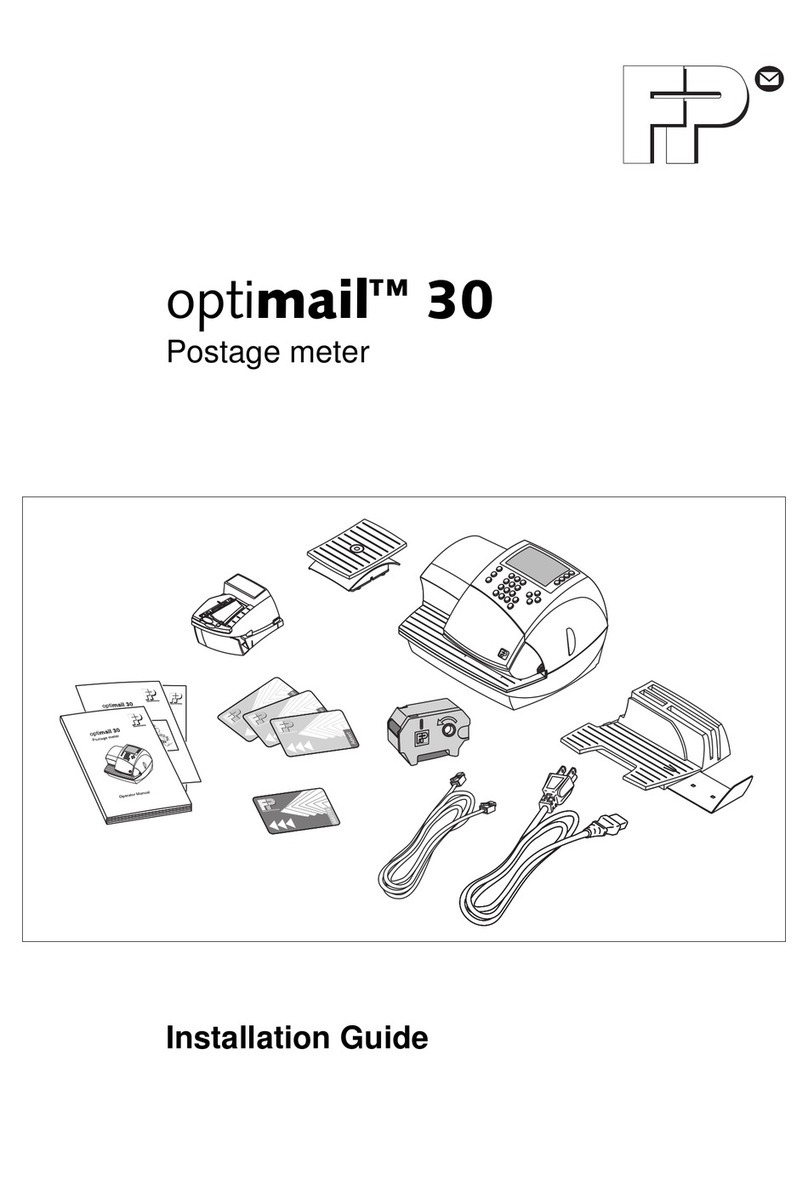 FP optimail 30 User manual