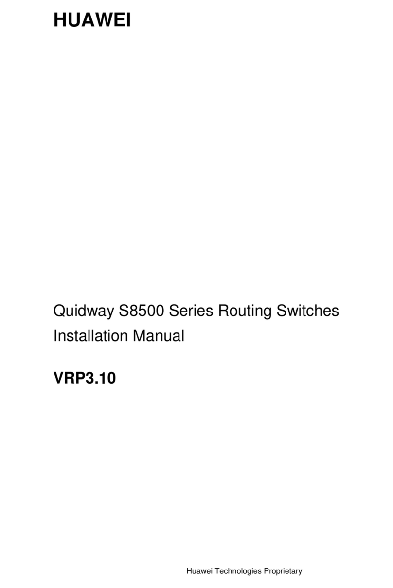 Huawei Quidway S8500 Series installation manual