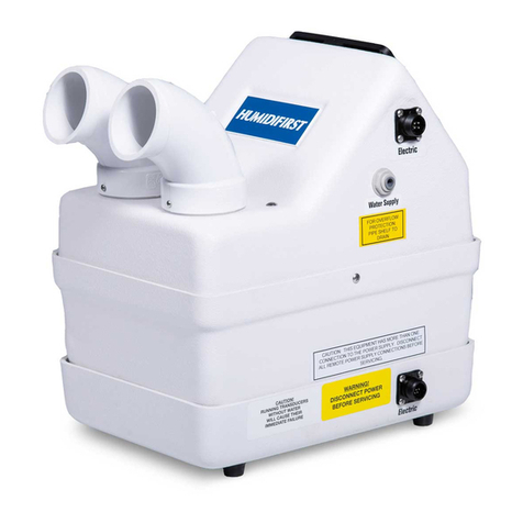 HUMIDIFIRST MIST-PAC SERIES owner's manual