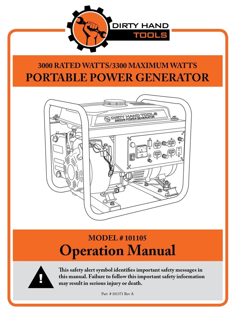 Dirty Hand Tools 101105 Operation manual Dirty Hand Tools 101105 Operation manual