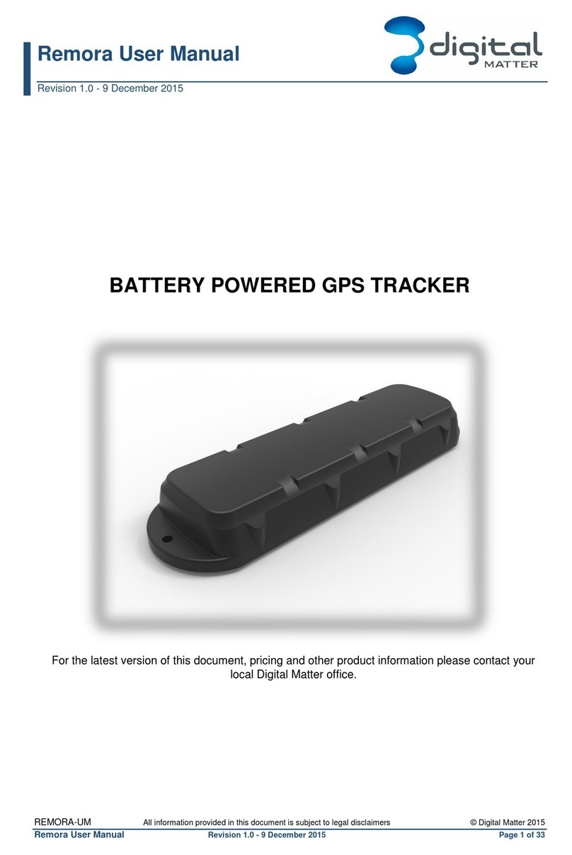 Digital Matter Telematics Remora user manual