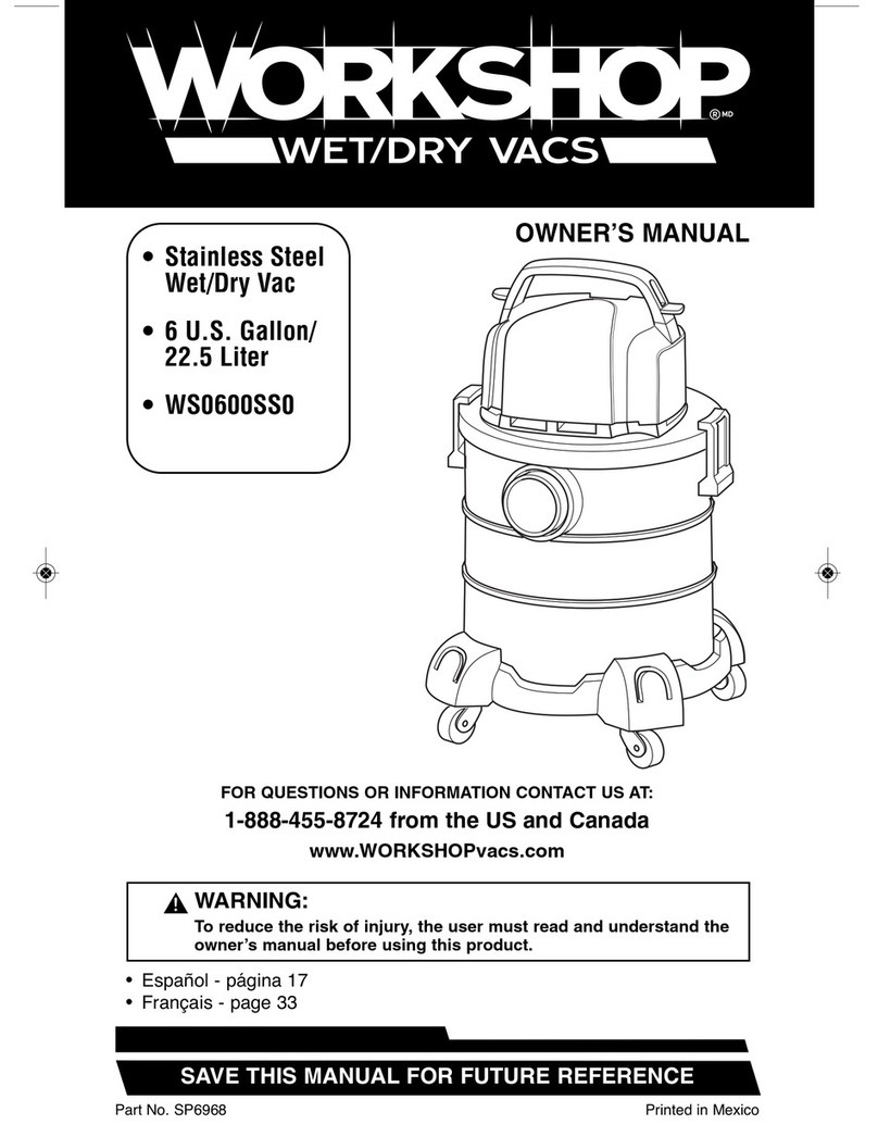Workshop WS0600SS User manual