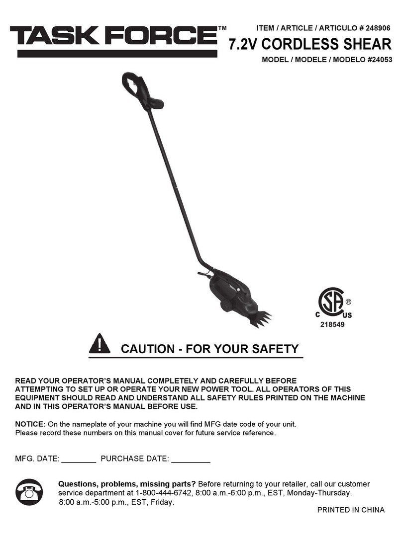 Task Force 24053 User manual
