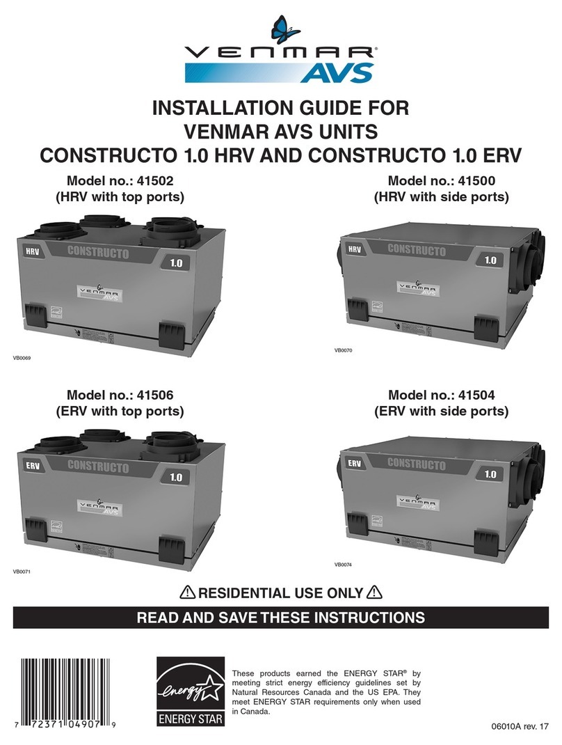Venmar 41502 installation guide
