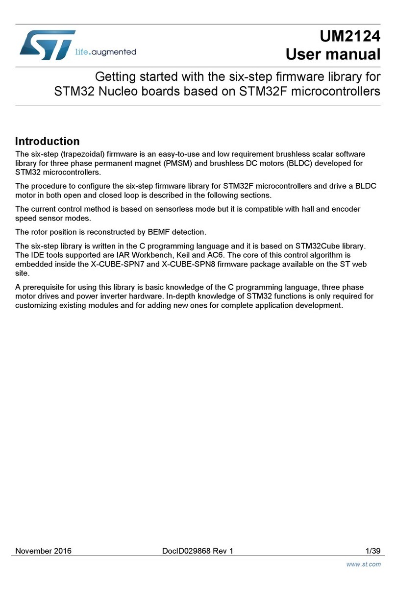 ST STM32 Nucleo user manual