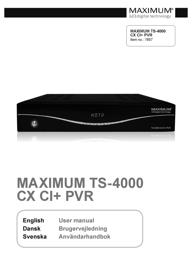 Maximum TS-4000 User manual