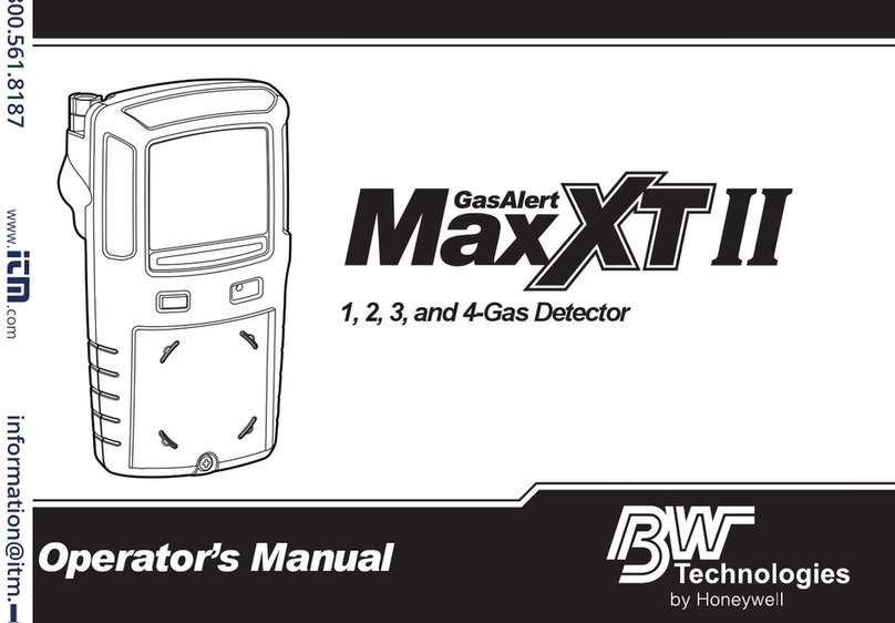 BW Technologies Max XT II Operator's manual