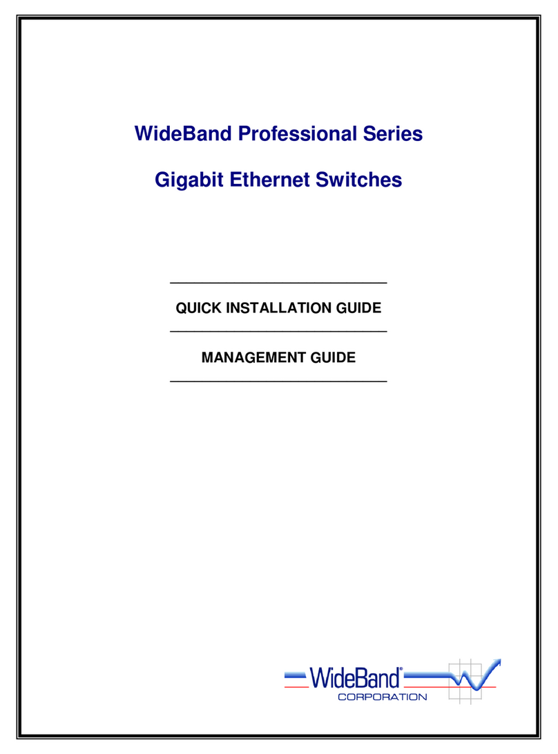 WideBand Professional Series Quick installation guide