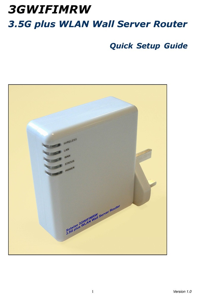 Solwise 3GWIFIMRW User manual Solwise 3GWIFIMRW User manual