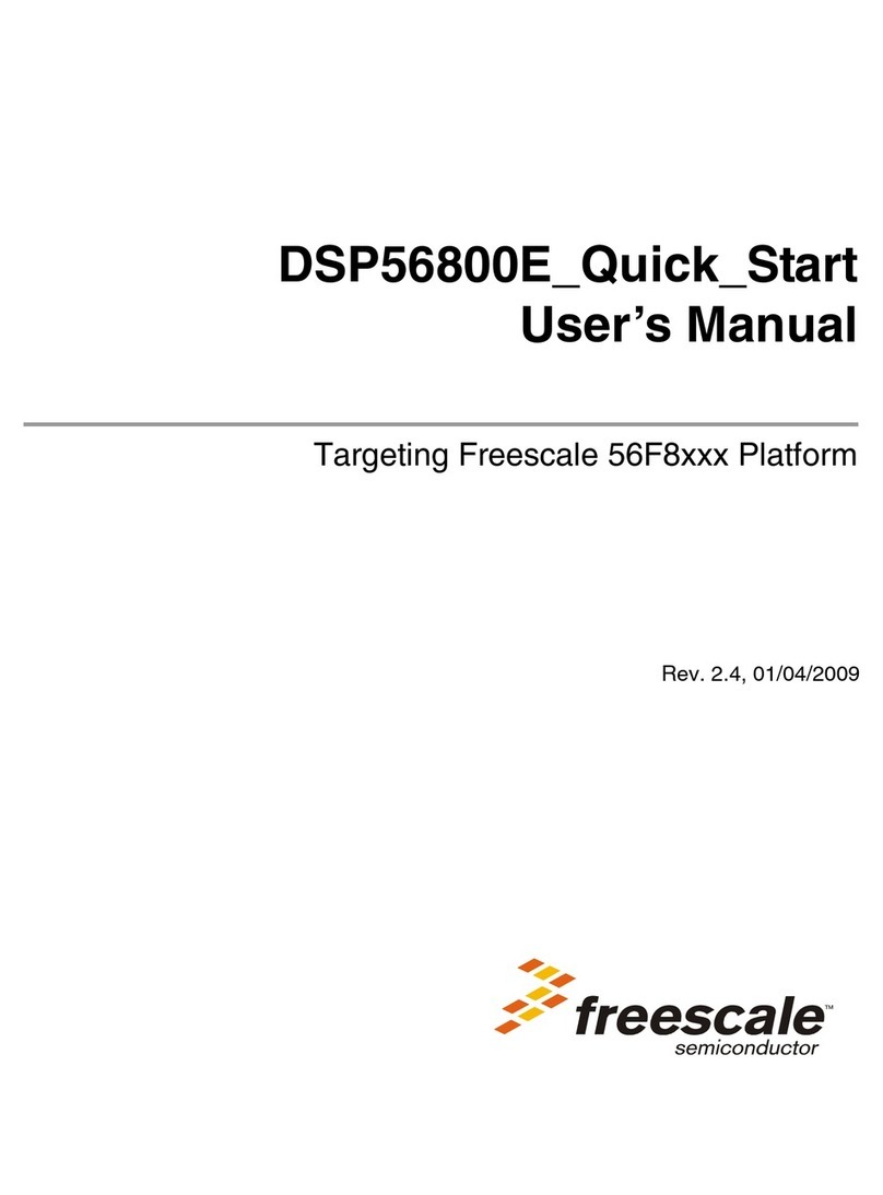 Freescale Semiconductor DSP56800E User manual