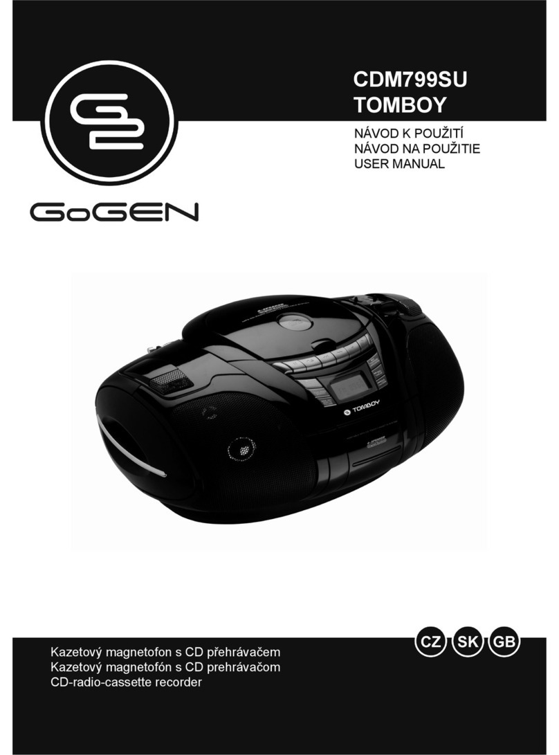 Gogen CDM799SU TOMBOY user manual