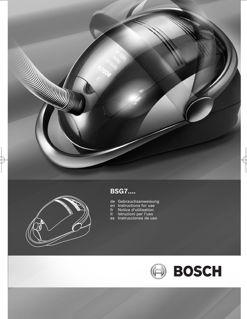 Bosch BSG7 Instructions for use