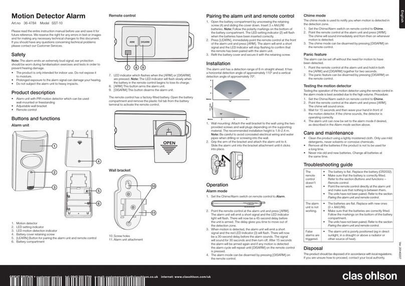 Clas Ohlson SST-10 User manual