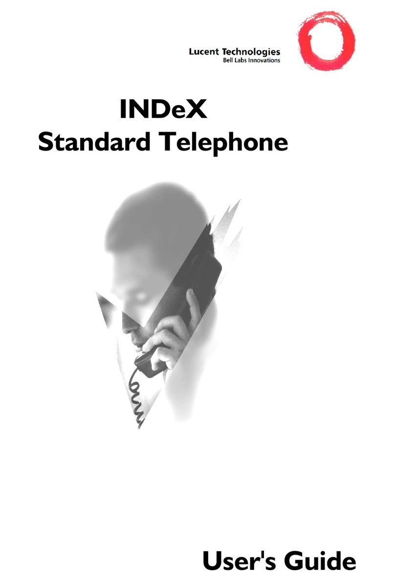 Lucent Technologies Index User manual
