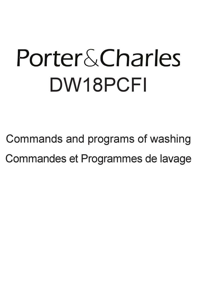 Porter&Charles DW18PCFI Commands and programs