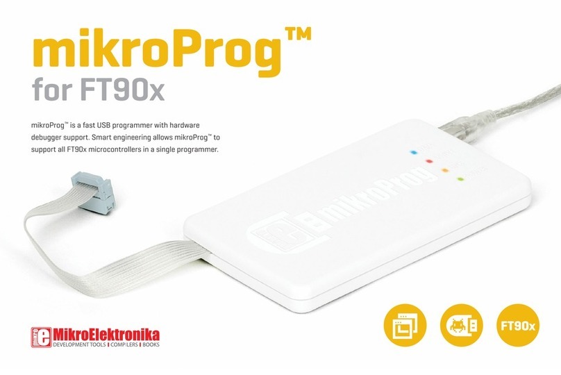 mikroElektronika mikroProg User manual