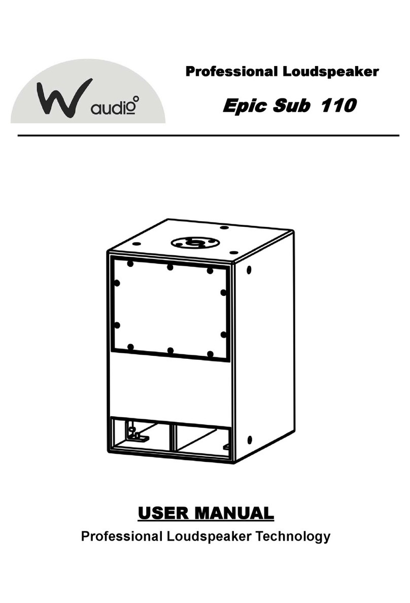 Waudio Epic Sub 110 user manual