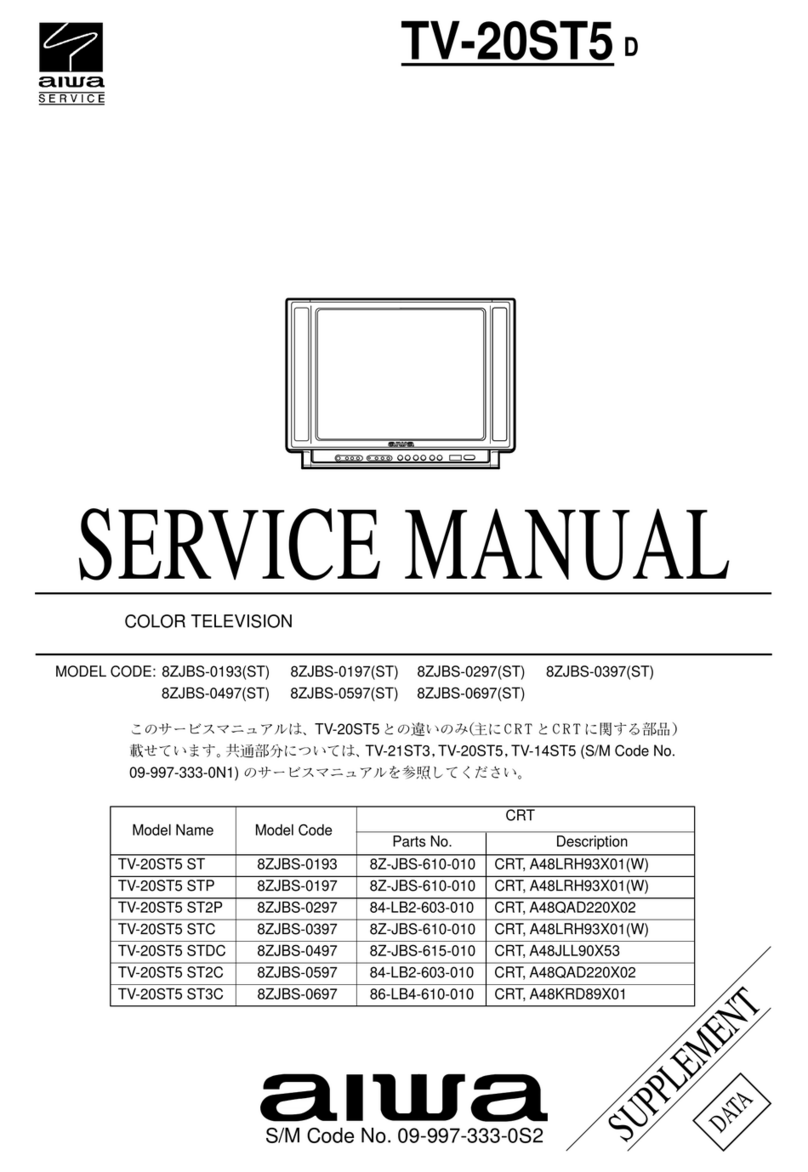 Aiwa TV-20ST5 User manual
