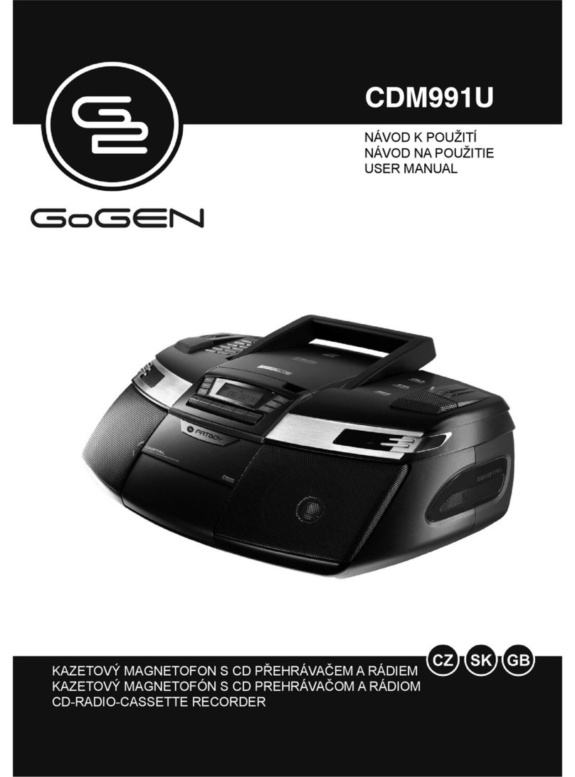 Gogen CDM991U user manual
