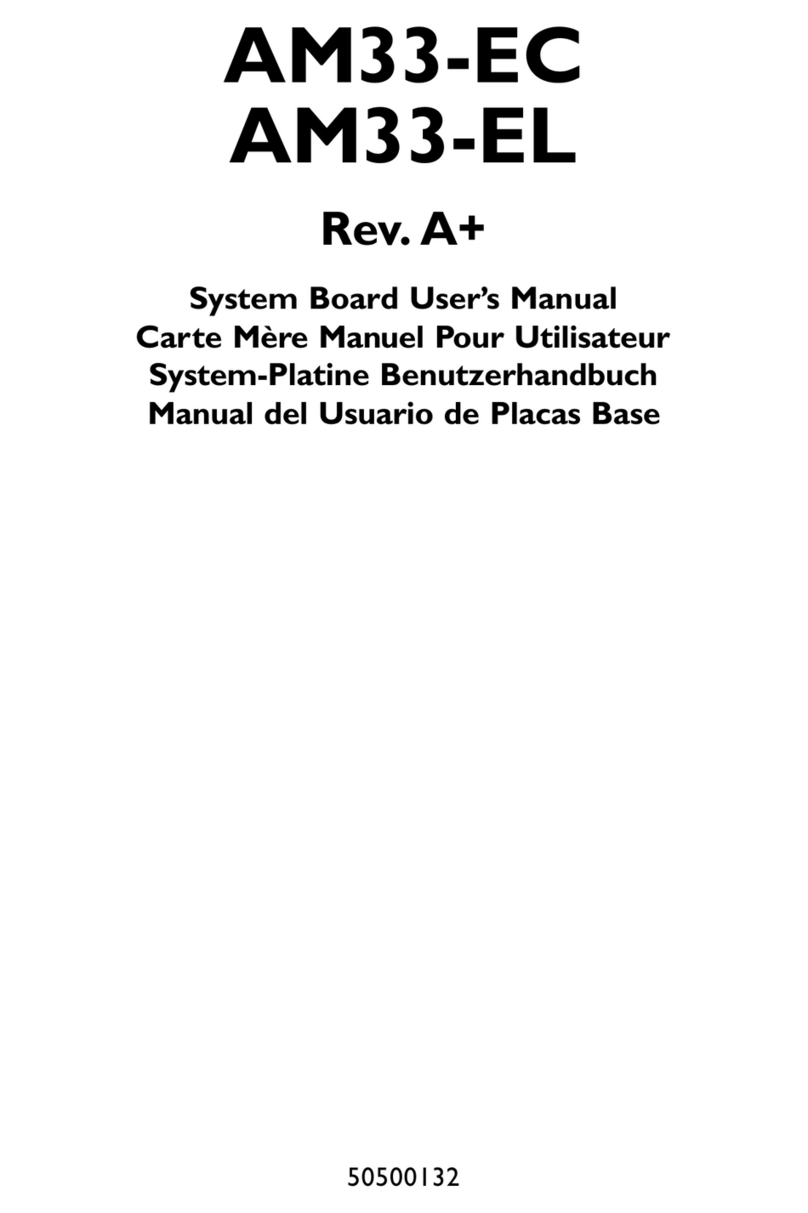 DFI AM33-EC User manual