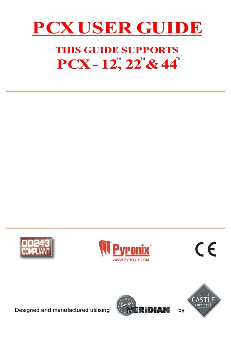 Pyronix PCX-12 user guide
