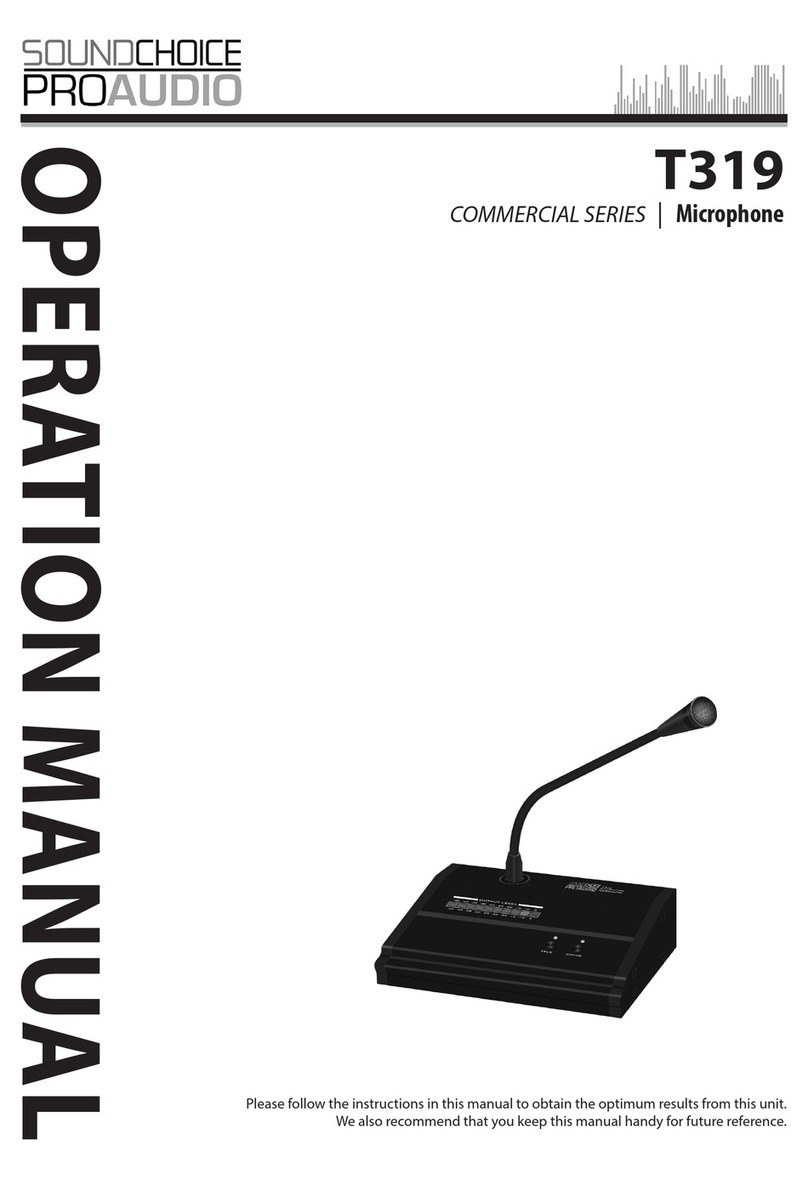 Sound Choice T319 Operation manual
