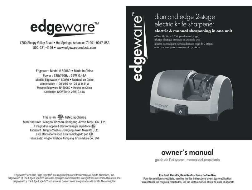 Edgeware Diamond owner's manual