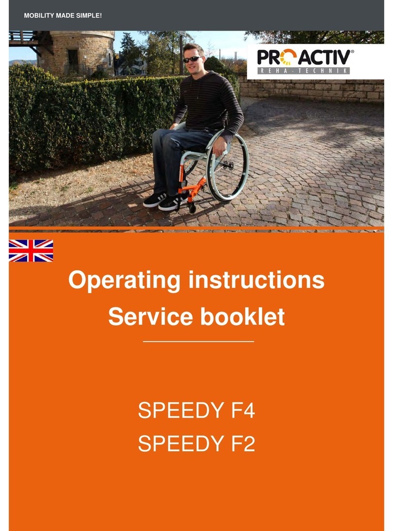 ProActiv SPEEDY F4 Operating instructions service booklet ProActiv SPEEDY F4 Operating instructions service booklet