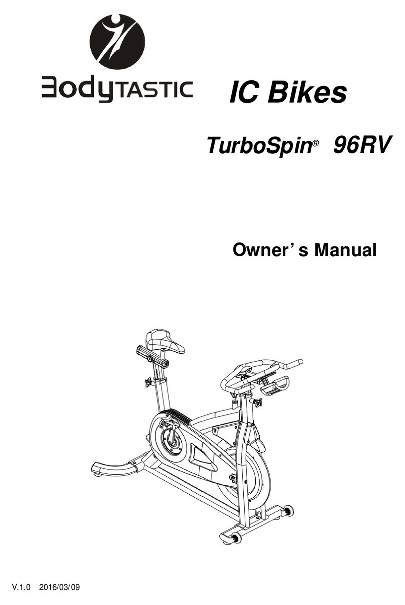 Bodytastic TurboSpin 96RV owner's manual