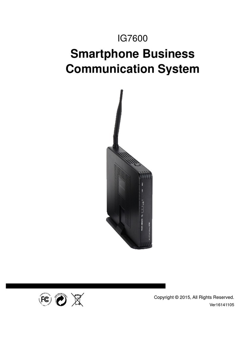 Mocet IG7600 Quick installation guide