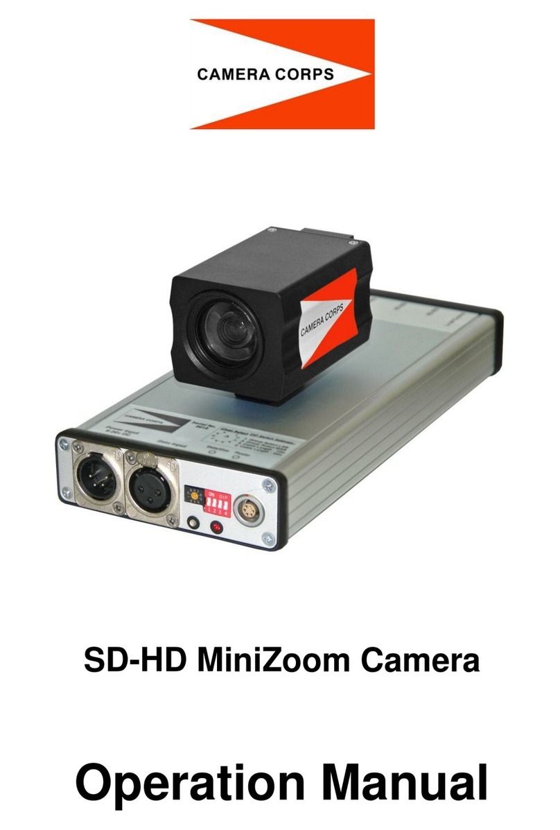 Camera Corps SD-HD MiniZoom Operation manual