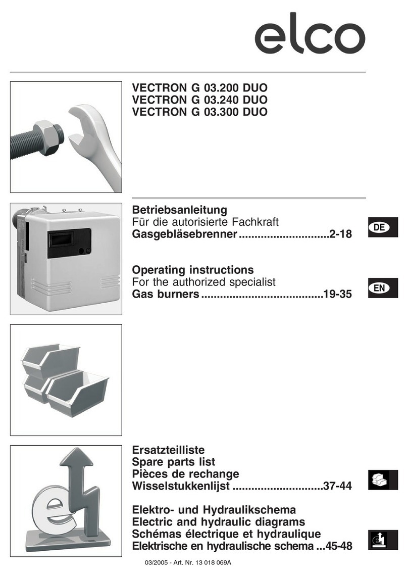 elco VECTRON G 03.200 DUO operating instructions
