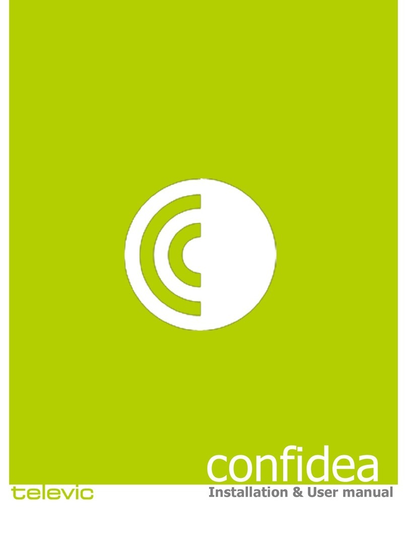 Televic Confidea Installation & user manual