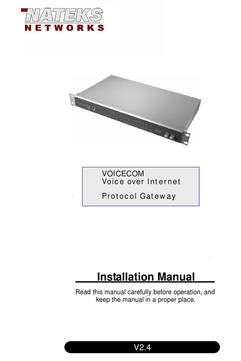 Nateks voicecom installation manual