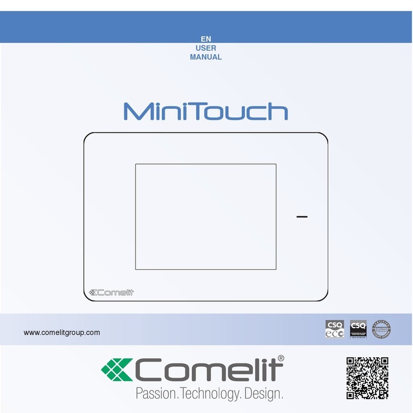 Comelit Minitouch user manual